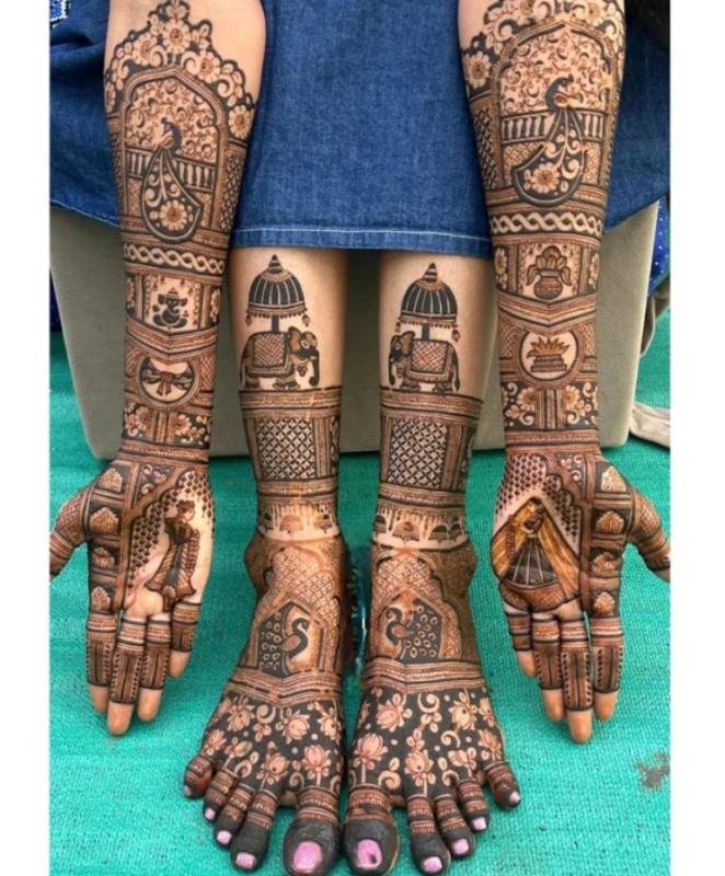 Ajay Mehandi Artist-Best Bridal Mehandi Artist Near me/Best Mehandi Artist in Noida/Home Services Free